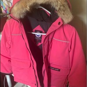 Canada Goose Pink Kids Puffer Jacket